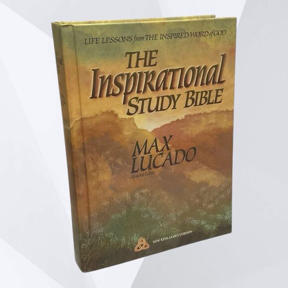 The Inspirational Study Bible Max Lucado Holy Bible New King James Version 1995 - Picture 1 of 16